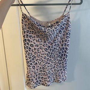 ASTR pink leopard top